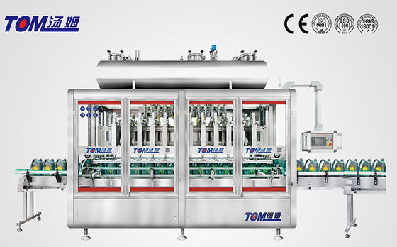 Machine de remplissage de lubrifiants 1L-4L 8 buses Poids style entièrement automatique pour conteneur