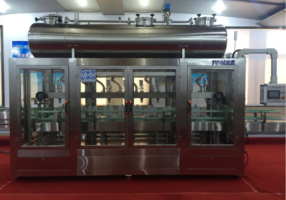2800BPH ligne de remplissage de lubrifiant PLC contrôlée pesée machine de remplissage 1-5L