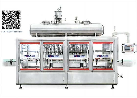 Machine automatique de remplissage de lubrifiants contrôlée par PLC de type linéaire 1L-5L