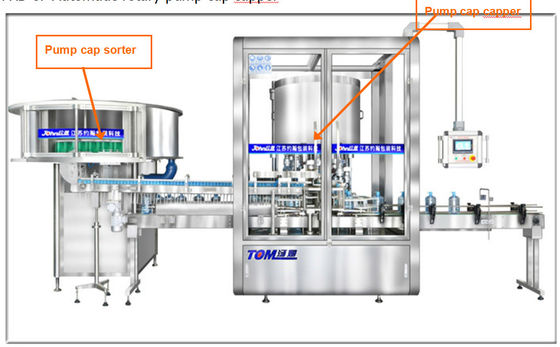 3000-9000BPH Machine automatique de fermeture de bouteille