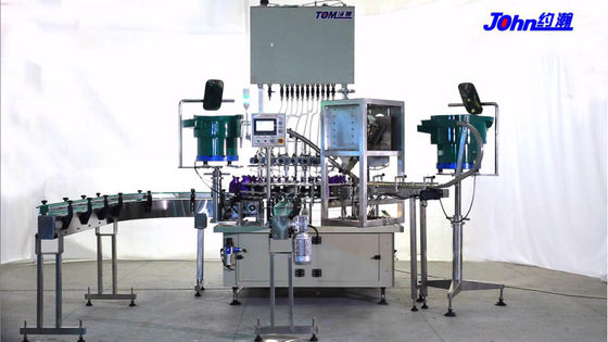 Machine de remplissage de désinfectant rotatif 1200BPH 3 en 1 machine de remplissage