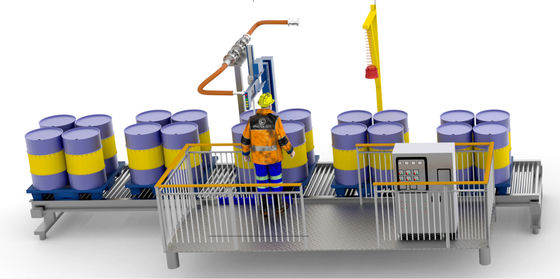 Machine de remplissage de lubrifiants à tête unique 200-1000 kg