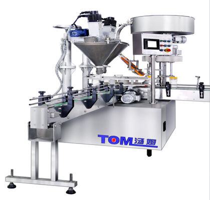 Machine de remplissage de poudre de bouteilles monobloc