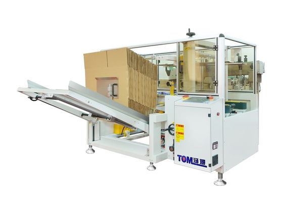 8-12 cartons / minute Machine d'emballage automatique en acier inoxydable