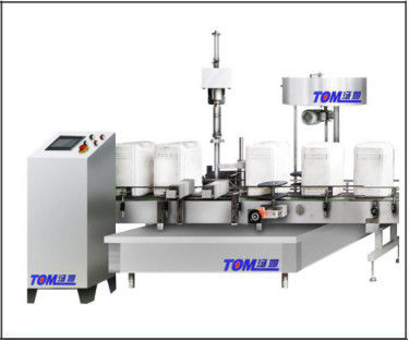 Machine automatique à tête unique de remplissage et d'enveloppe rotative 20L 800BPH