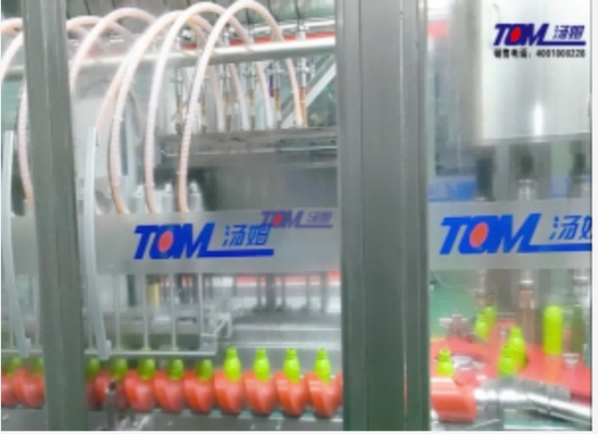 Machine d'embouteillage et de bouchage de liquide visqueux de 100 ml à 1 L pour bouteilles