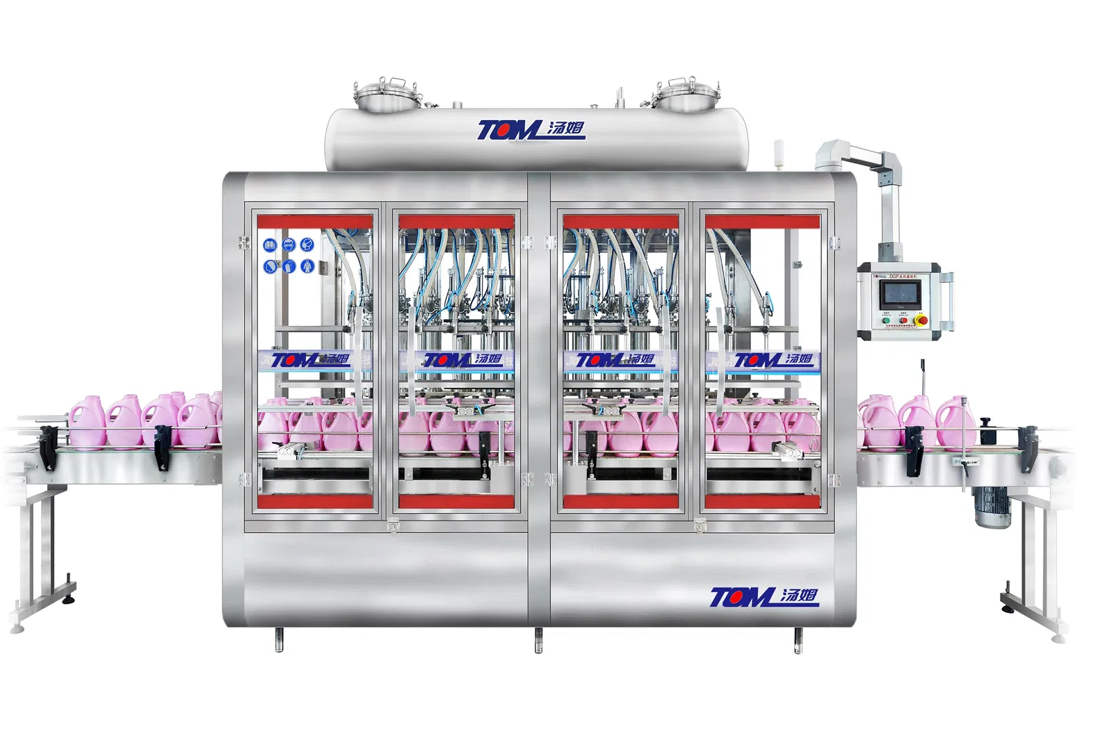 Machine automatique de remplissage de liquide de lave-vaisselle pour adoucisseur de tissu et de savon 4