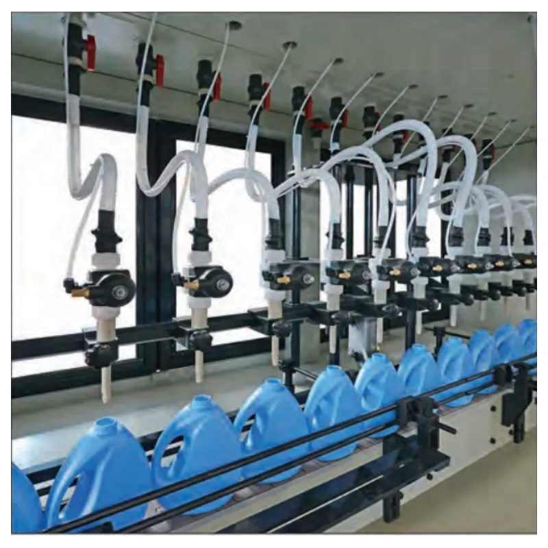 Machine de remplissage et de bouchage d'eau de Javel non m&eacute;tallique anti-corrosion 500ml-3000ml 3