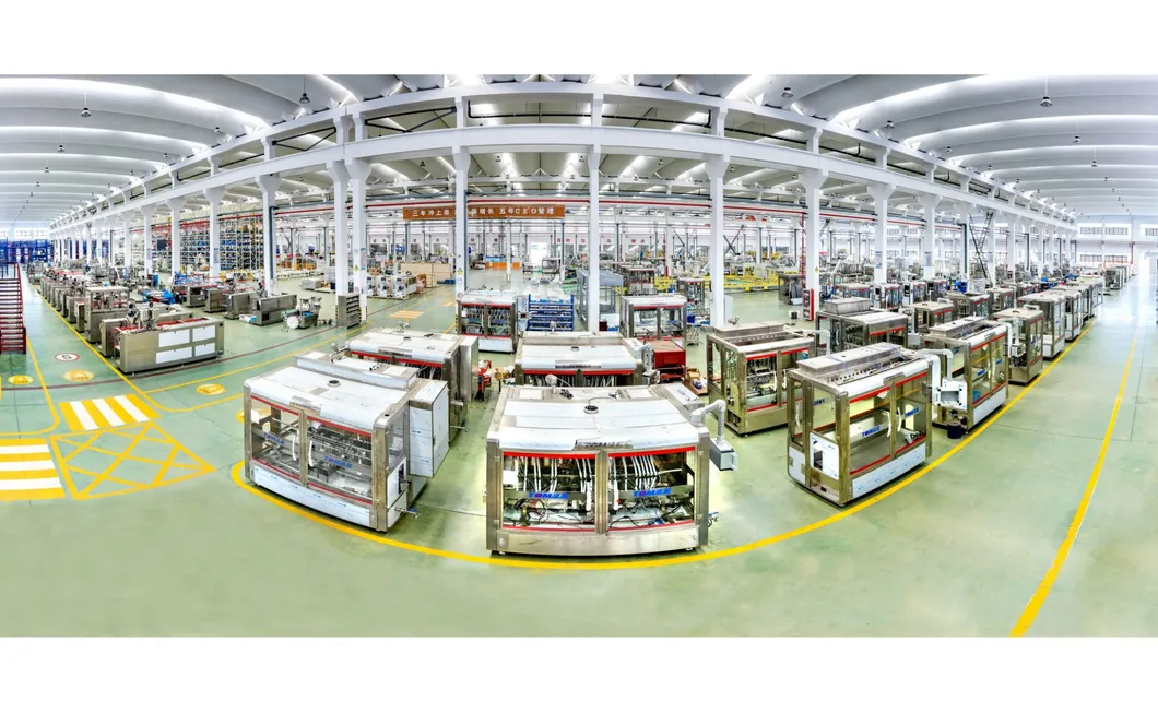 Machine de mise en sac intelligente pour les emballages de poudre de pesticides de 5 &agrave; 10 kg 4