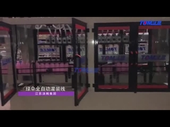 100ml-1L 16 équipe la machine d'un gicleur de remplissage chimique complètement automatique de gravité pour l'agent de blanchiment